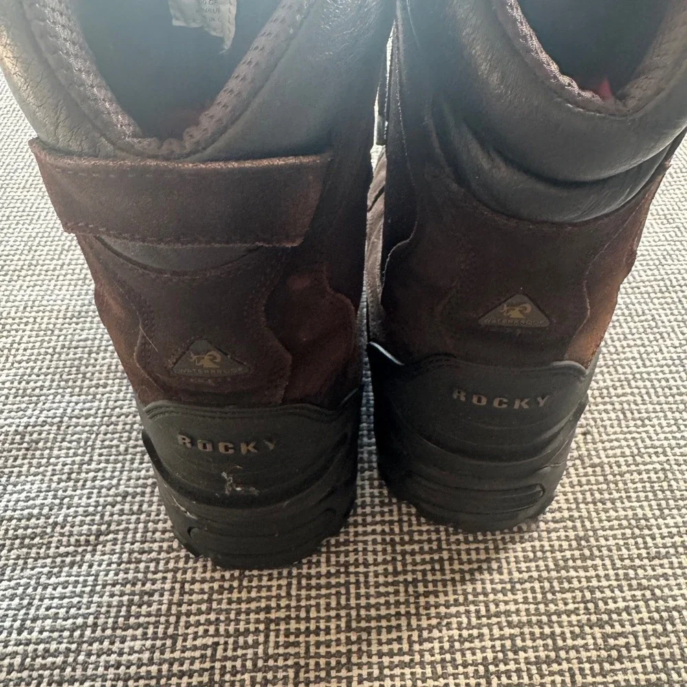 Rocky BearClaw 3D Mens Brown Waterproof Insulated Hunting Boots Size 9